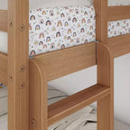 Lit superposé pour enfants, jumeau sur jumeau, bois d'ingénierie, capacité de 181 kg par lit