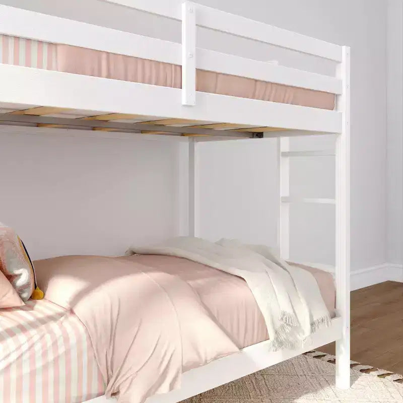Bunk Bed for Kids, Twin over Twin, Engineered Wood, 400 lb Capacity per Bunk
