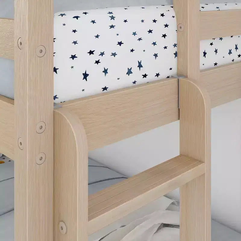 Bunk Bed for Kids, Twin over Twin, Engineered Wood, 400 lb Capacity per Bunk