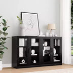 PexFix Wood Accent Cabinet with Adjustable Shelves