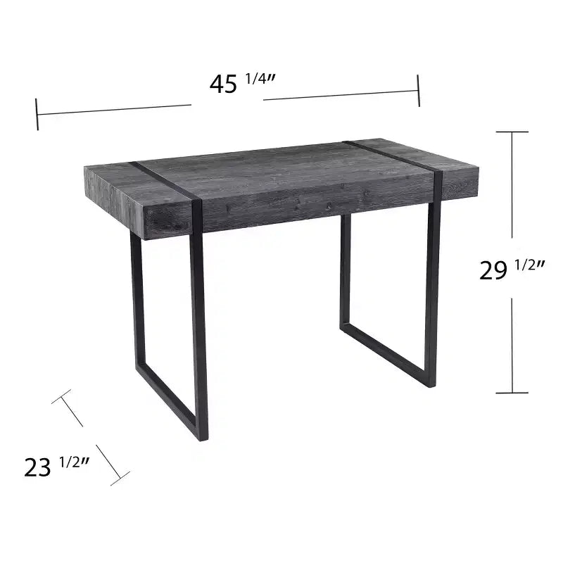 Harkriven Small Space Desk - Black - SEI