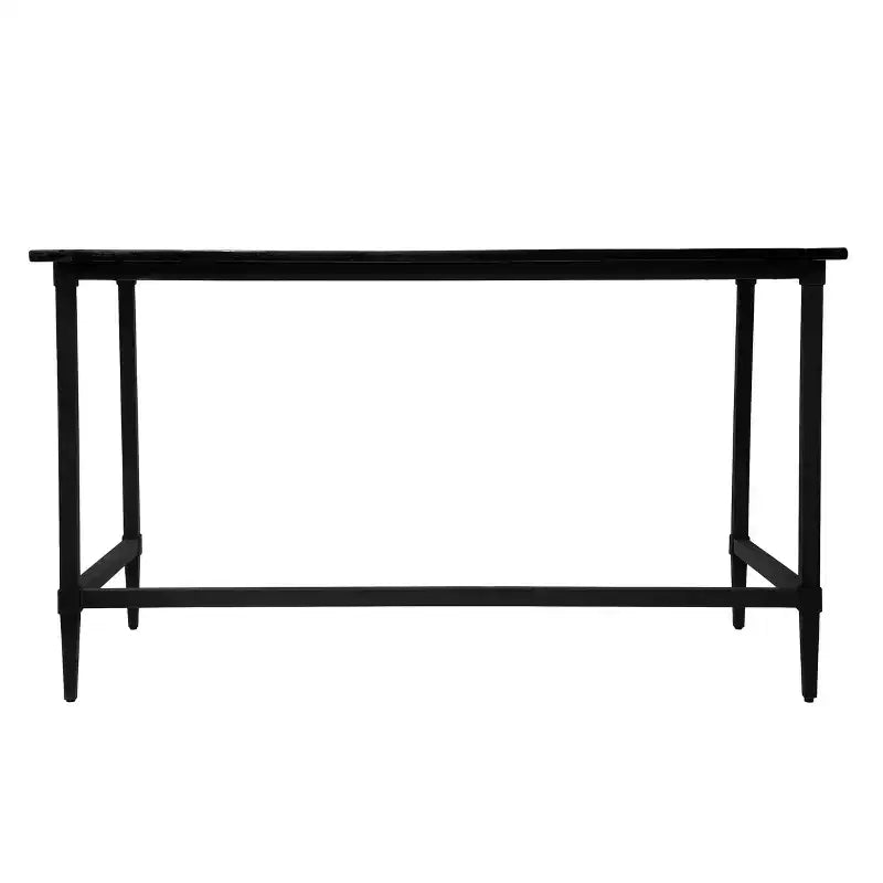 Lawrenny Reclaimed Wood Desk - Black - SEI