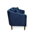 GDFStudio Shorey Canapé contemporain 3 places rembourré avec motif à canaux capitonnés