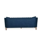 GDFStudio Shorey Canapé contemporain 3 places rembourré avec motif à canaux capitonnés