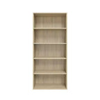 Homez 52.83 in. Tall Wood 5-Shelf Etagere Bookcase with Adjustable Shelves