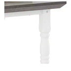 Table d'appoint carrée rétro en bois avec 2 étagères ouvertes pour chambre à coucher, salon, organisateur de rangement, blanc