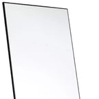 Miroir sur pied et mural encadré en métal noir de 160 cm