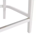 Miranda Tabouret de bar pivotant hauteur comptoir, blanc, 36 po, rembourré, cadre en bois d'hévéa