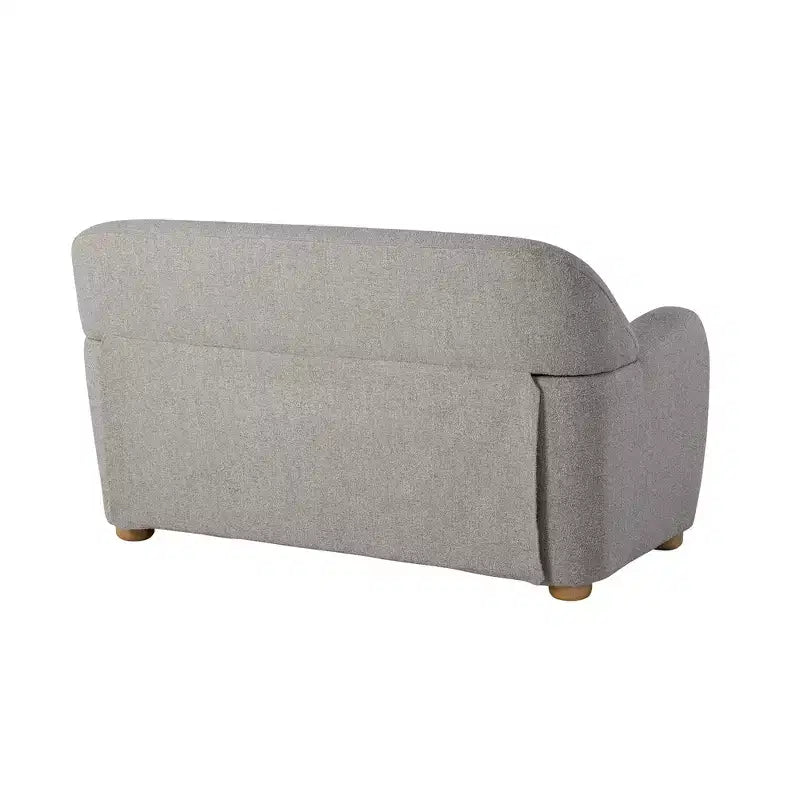 Jade Loveseat, Pebble Boucle Upholstery, Pocket Coil Support, Wood Frame