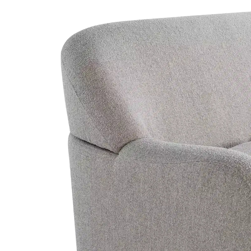 Jade Loveseat, Pebble Boucle Upholstery, Pocket Coil Support, Wood Frame