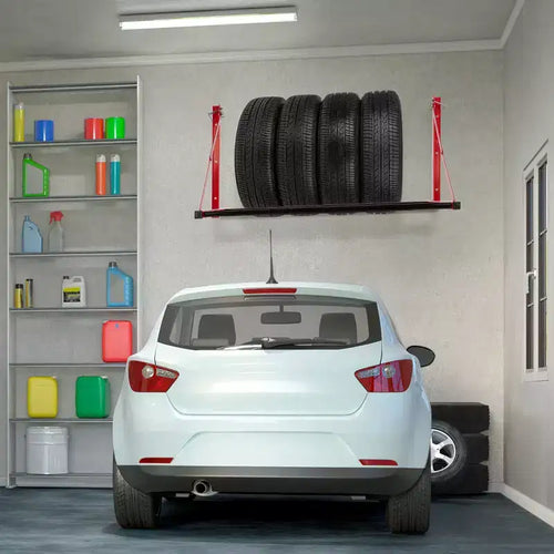 Stalwart 32 to 50in Adjustable Tire Storage Rack