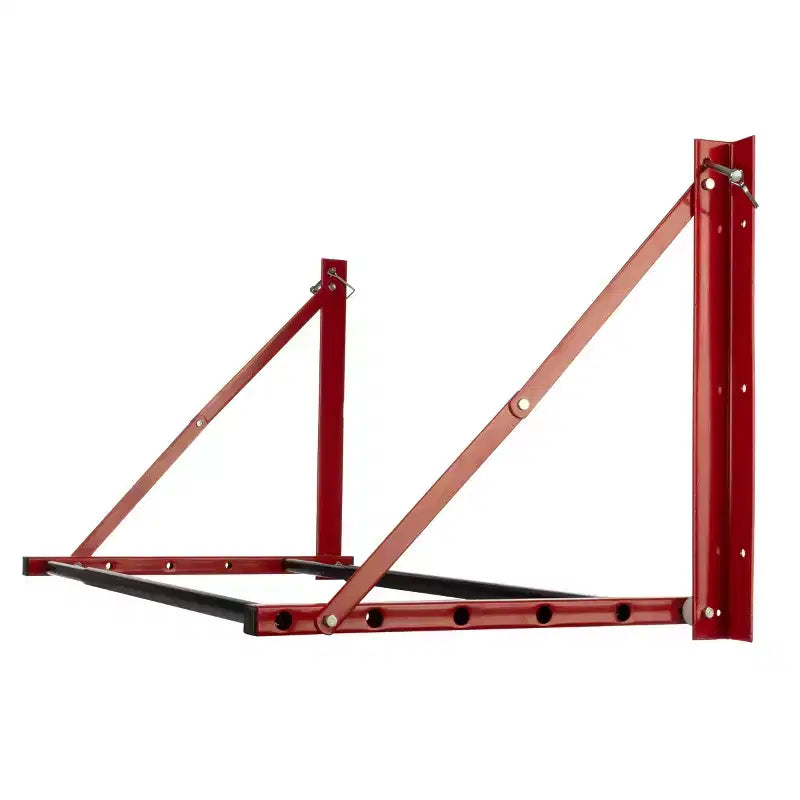 32 to 50" Adjustable Tire Storage Rack, Wall-Mounted Powder-Coated Steel, 300 lb Capacity