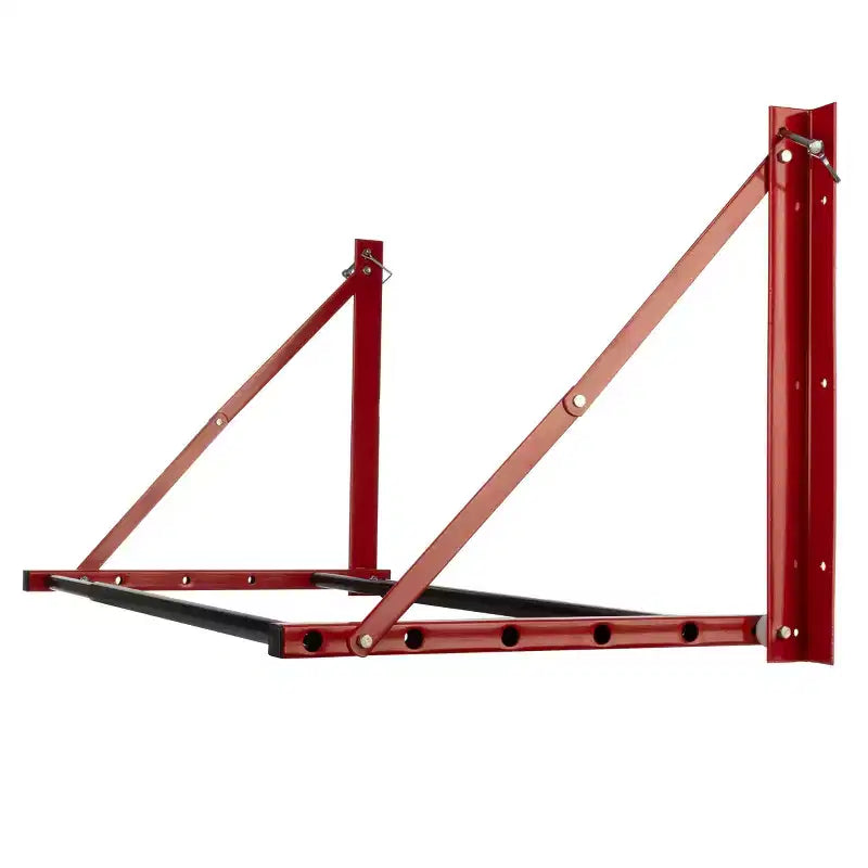 32 to 50" Adjustable Tire Storage Rack, Wall-Mounted Powder-Coated Steel, 300 lb Capacity